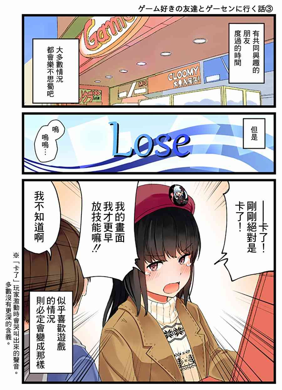 和喜欢游戏的朋友各种轶事漫画,4话1图