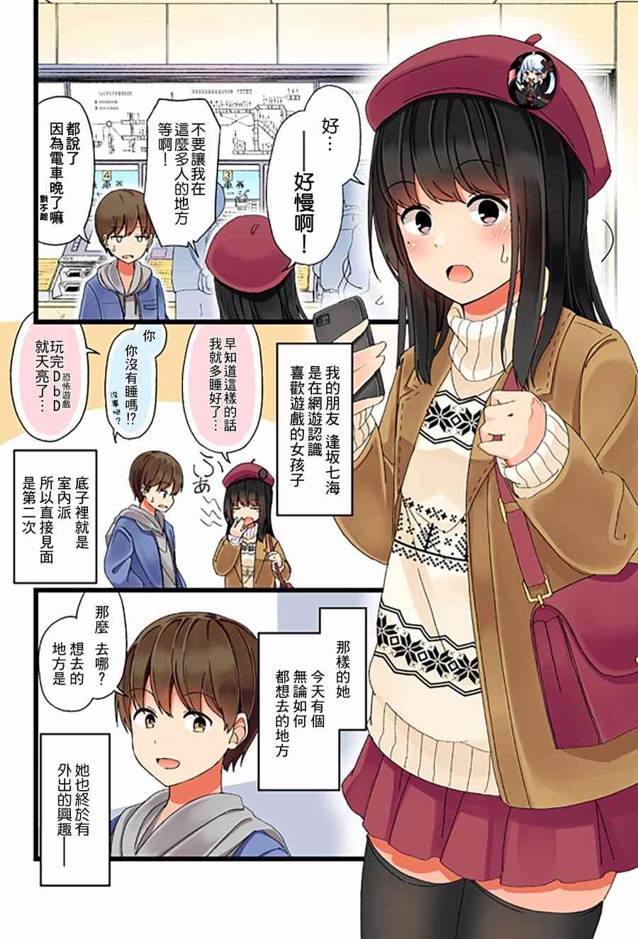 和喜欢游戏的朋友各种轶事漫画,2话1图