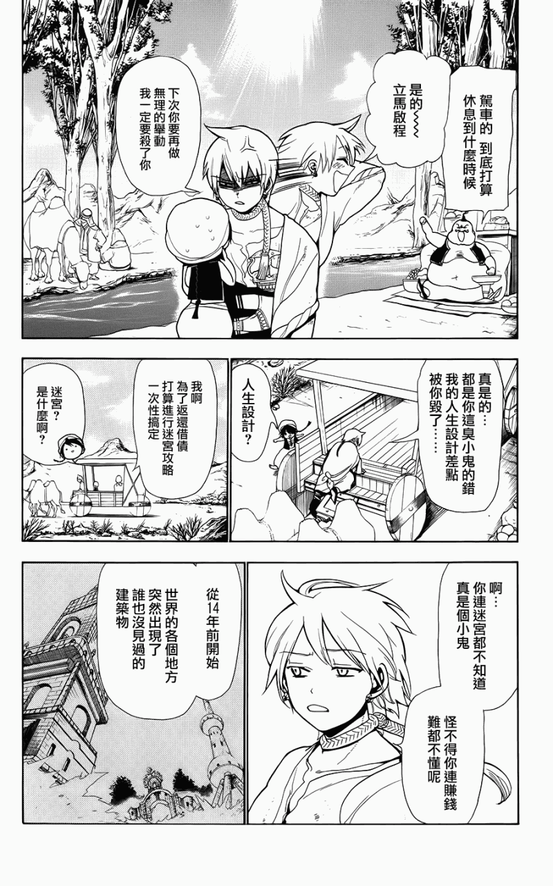 魔笛MAGI漫画,第2话8图