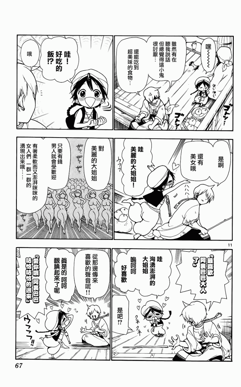 魔笛MAGI漫画,第2话11图